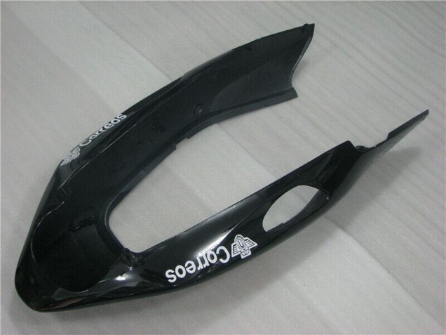 1996-2007 Honda CBR1100XX Blackbird Motorcycle Fairings - Glossy Black White West