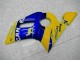 1998-2002 Yamaha YZF R6 Motorcycle Fairings - Yellow Blue White Camel Motul