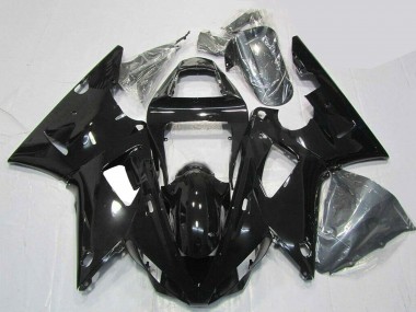 2000-2001 Yamaha YZF R1 Motorcycle Fairings - Glossy Black