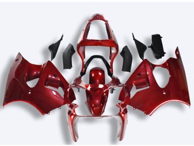 2000-2002 Kawasaki ZX6R Motorcycle Fairings - Red