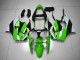 2000-2002 Kawasaki ZX6R Motorcycle Fairing Kits - Green White Black