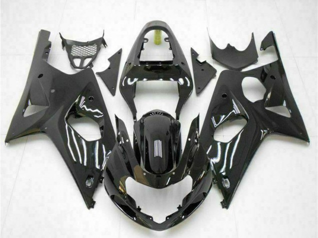 2000-2002 Suzuki GSXR 1000 Motorcycle Fairings - Glossy Black
