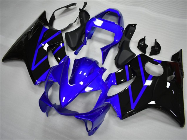 2001-2003 Honda CBR600 F4i Motorcycle Fairing - Blue Glossy Black