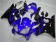 2001-2003 Honda CBR600 F4i Motorcycle Fairing - Blue Glossy Black