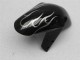 2001-2003 Suzuki GSXR 600/750 Motorcycle Fairings - Glossy Black Silver Flame