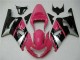 2001-2003 Suzuki GSXR 600/750 Motorcycle Fairings - Pink Silver Glossy Black