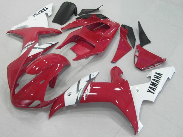 2002-2003 Yamaha YZF R1 Motorcycle Fairings - White Red