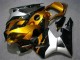 2003-2004 Honda CBR600RR Motorcycle Fairing - Silver Gold Glossy Black