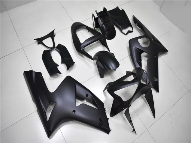 2003-2004 Kawasaki ZX6R Motorcycle Fairings - Matte Black