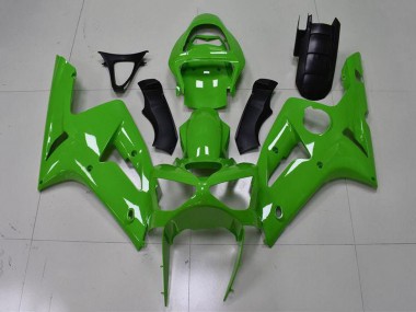 2003-2004 Kawasaki ZX6R Motorcycle Fairing - Green