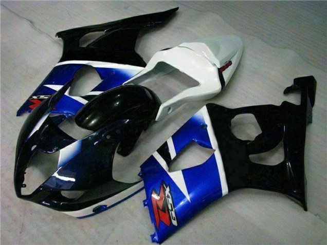 2003-2004 Suzuki GSXR 1000 Abs Motorcycle Fairings - White Blue Glossy Black Red