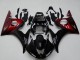 2003-2004 Yamaha YZF R6 Motorcycle Fairing Kits - Glossy Black Red
