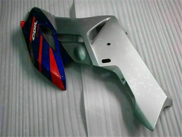 2004-2005 Honda CBR1000RR Motorcycle Fairings - Silver Red Blue Black Stripe