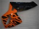 2005-2006 Honda CBR600RR Motorcycle Fairing - Orange Black Flame