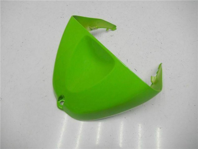 2005-2006 Kawasaki ZX6R Motorcycle Fairings - Green Glossy Black Elf