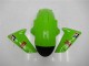 2005-2006 Kawasaki ZX6R Motorcycle Fairings - Green Glossy Black Elf