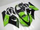 2005-2006 Kawasaki ZX6R Motorcycle Fairing - Green Glossy Black