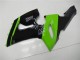 2005-2006 Kawasaki ZX6R Motorcycle Fairing - Green Glossy Black