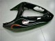 2006-2007 Kawasaki ZX10R Motorcycle Fairing Kits - Glossy Black Red Flame