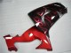 2006-2007 Kawasaki ZX10R Motorcycle Fairing - Glossy Black Red Flame
