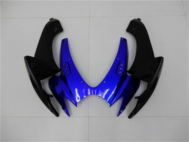 2006-2007 Suzuki GSXR 600/750 Motorcycle Fairings - Blue Glossy Black