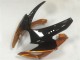 2006-2007 Suzuki GSXR 600/750 Motorcycle Fairings - Orange Glossy Black