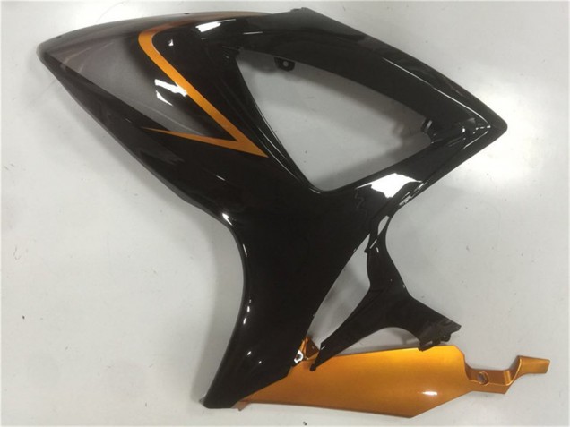 2006-2007 Suzuki GSXR 600/750 Motorcycle Fairings - Orange Glossy Black