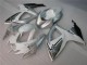 2006-2007 Suzuki GSXR 600/750 Motorcycle Fairings - White Silver
