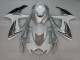 2006-2007 Suzuki GSXR 600/750 Motorcycle Fairings - White Silver