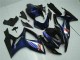 2006-2007 Suzuki GSXR 600/750 Motorcycle Fairings - Glossy Black Blue