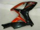 2006-2007 Suzuki GSXR 600/750 Motorcycle Fairings - Glossy Black Red