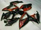 2006-2007 Suzuki GSXR 600/750 Motorcycle Fairings - Glossy Black Red