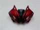 2006-2007 Yamaha YZF R6 Motorcycle Fairing Kits - Red Matte Black