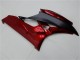2006-2007 Yamaha YZF R6 Motorcycle Fairing Kits - Red Matte Black