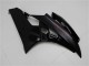 2006-2007 Yamaha YZF R6 Motorcycle Fairing Kits - Glossy Black Matte Black