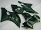 2006-2007 Yamaha YZF R6 Motorcycle Fairings - Glossy Black Matte Black Gold Decals