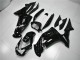2006-2008 Kawasaki EX650 Motorcycle Fairings - Glossy Black White