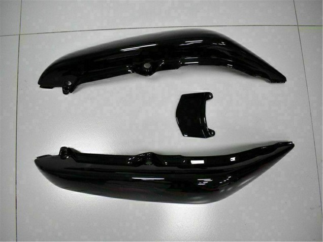 2006-2008 Kawasaki EX650 Motorcycle Fairings - Glossy Black Red Flame