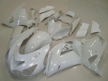 2006-2011 Kawasaki ZX14R ZZR1400 Motorcycle Fairings - White