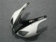 2007-2008 Kawasaki ZX6R Motorcycle Fairings - Black White Elf