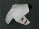 2007-2008 Kawasaki ZX6R Motorcycle Fairings - Black White Elf