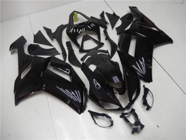 2007-2008 Kawasaki ZX6R Abs Motorcycle Fairing - Glossy Black