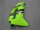 2007-2008 Kawasaki ZX6R Motorcycle Fairing Kits - Green Black