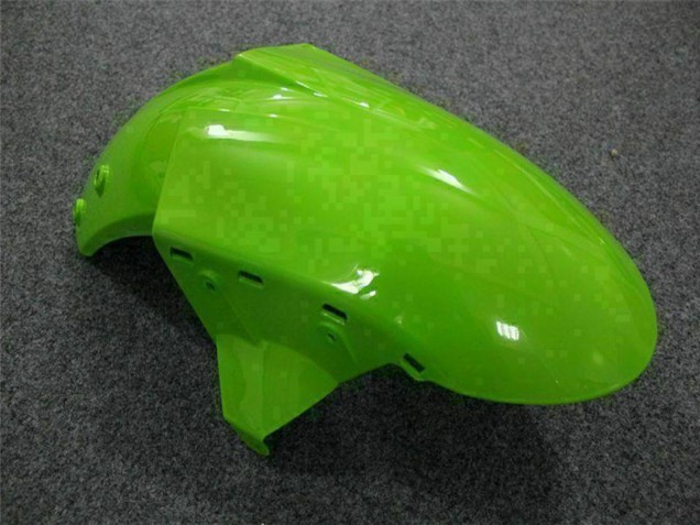 2007-2008 Kawasaki ZX6R Motorcycle Fairing Kits - Green Black