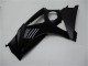 2007-2008 Suzuki GSXR 1000 Motorcycle Fairings - Glossy Black Matte Black No Decal