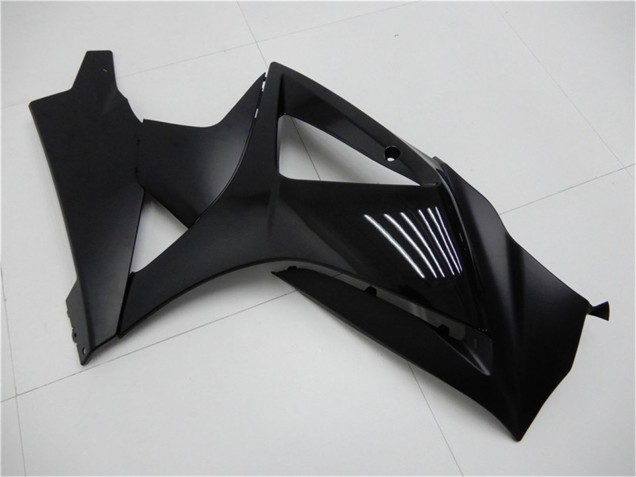 2007-2008 Suzuki GSXR 1000 Motorcycle Fairings - Glossy Black Matte Black No Decal