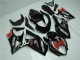 2007-2008 Suzuki GSXR 1000 Motorcycle Fairings - Glossy Black Red White