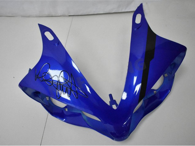 2007-2008 Yamaha YZF R1 Motorcycle Fairings - Blue Yellow Black Shark