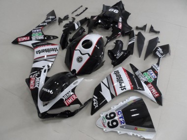 2007-2008 Yamaha YZF R1 Motorcycle Fairings - White Black Red Volvo Fimer Sterilgarda