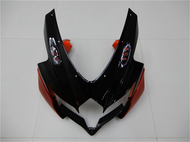 2008-2010 Suzuki GSXR 600/750 Motorcycle Fairings - Orange Grey Glossy Black